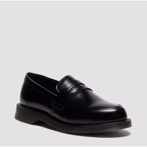 Dr. Doc Martens Temara Black Polished Leather Loafers Women’s 8 EU39
